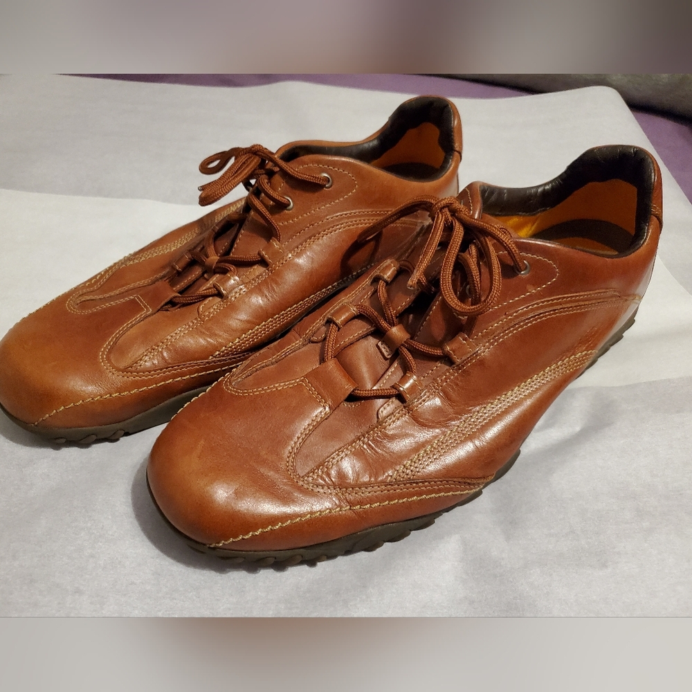 Timberland Men's Brown Leather Casual Shoes Size 13